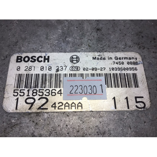 Fiat Stilo 1.9 Motor Beyni 0281010337 55185364