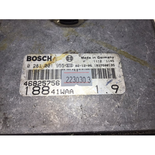 Fiat Punto 1.9 Motor Beyni 0281001955 46825756 
