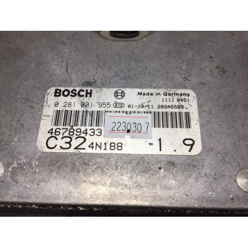 Fiat Punto 1.9 Motor Beyni 0281001955 46789433
