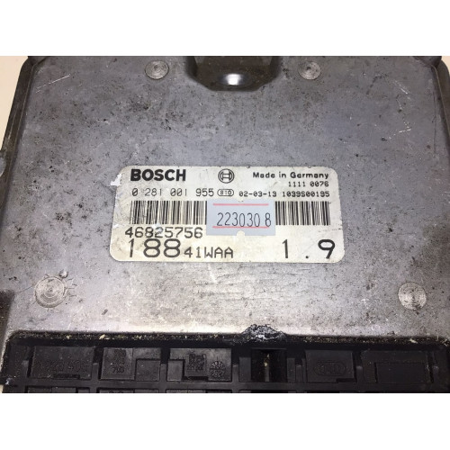 Fiat Punto 1.9 Motor Beyni 0281001955 46825756 
