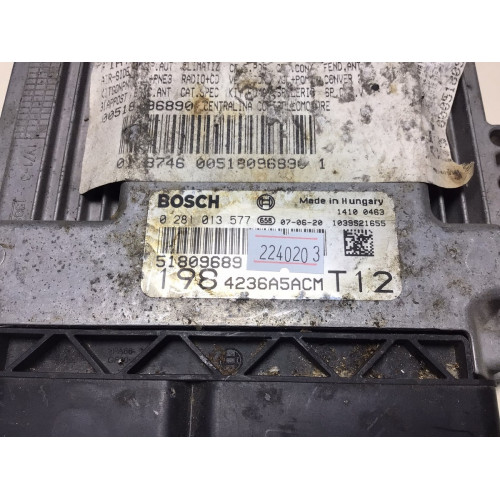 Fiat Bravo 1.9 Motor Beyni 0281013577 51809689