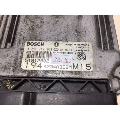Fiat Croma 1.9 JTD Motor Beyni 0281012963 51812902