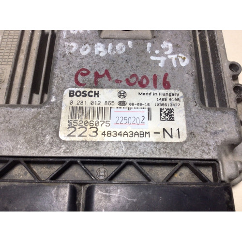 Fiat Doblo 1.9 JTD Motor Beyni 0281012865 55206075