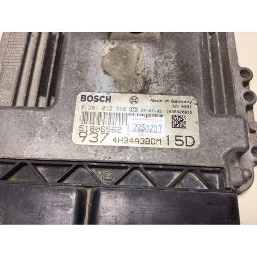 Alfa Romeo 147 1.9 JTD Motor Beyni 0281012966 51806562