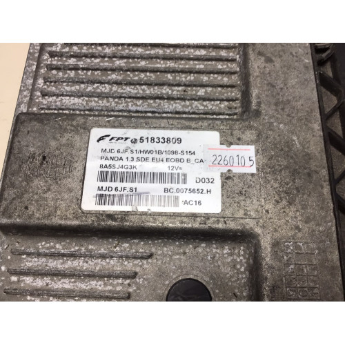 Fiat Panda 1.3 Motor Beyni MJD6JF.S1 51833809 HW01B