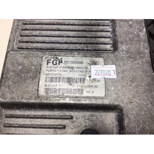 Fiat Punto 1.3 Motor Beyni MJD6JF.P3 55186608 HW01B