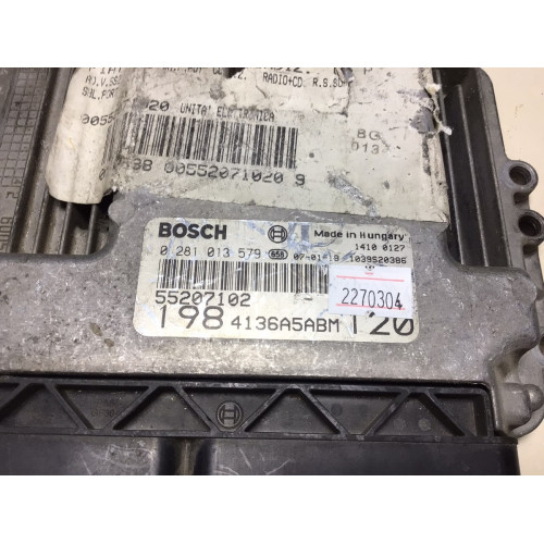 Fiat Bravo 1.9 Motor Beyni 0281013579 55207102