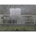 Renault Clio 2 1.6 Motor Beyni S118301122B 8200326741 8200326375 EMS3134