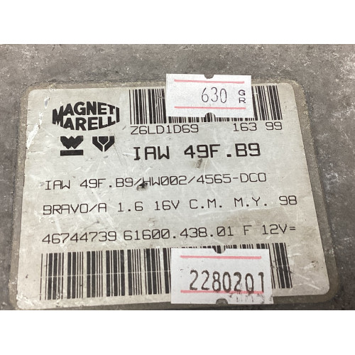 Fiat Bravo 1.6 Motor Beyni IAW49F.B9 46744739 HW002
