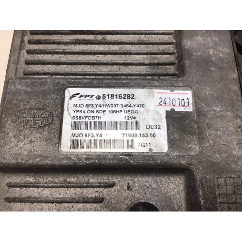 Lancia Ypsilon 1.3 Motor Beyni MJD6F3.Y4 51816282 HW03T