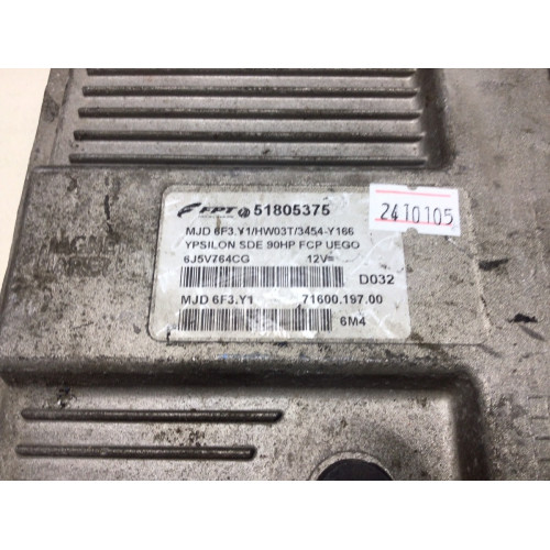 Lancia Ypsilon 101 1.3 Motor Beyni MJD6F3.Y1 51805375 HW03T