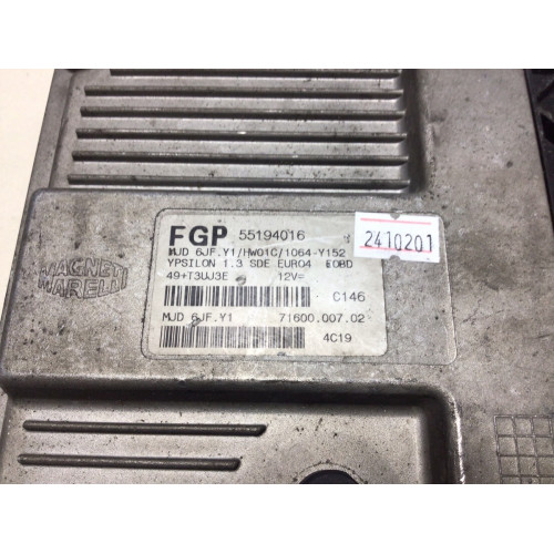 Lancia Ypsilon 1.3 Motor Beyni MJD6JF.Y1 55194016 HWO1C