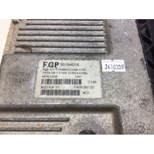 Lancia Ypsilon 1.3 Motor Beyni MJD6JF.Y1 55194016 HWO1C
