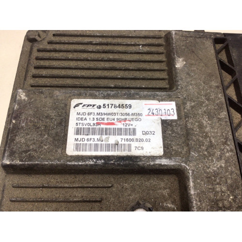 Fiat İdea Motor Beyni 51784559 HW03T MJD6F3.M3