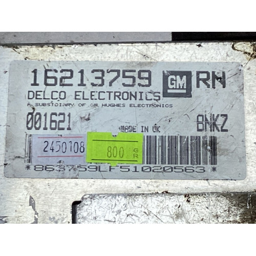 Opel Tigra 1.4 Motor Beyni 16213759 RN