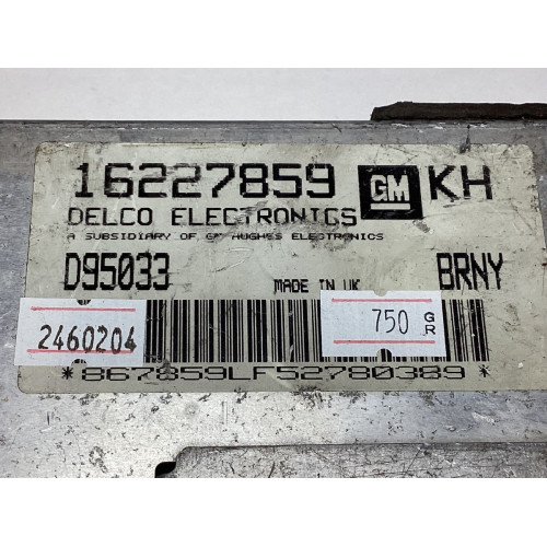 Opel Tigra 1.6 Motor Beyni 16227859 KH D95033 BRNY
