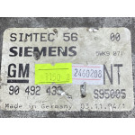 Opel Omega 2.0 Motor Beyni 90492433 NT 5WK9071 Simtec 56