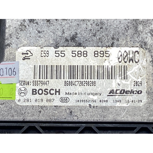 Opel Corsa D 1.3 Dizel Motor Beyni 0281019087 55588895