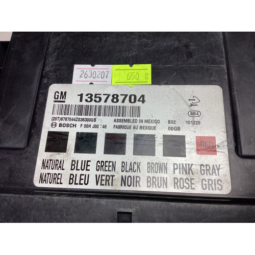 Opel İnsignia BCM Kontrol Beyni 13578704 F00HJ00746