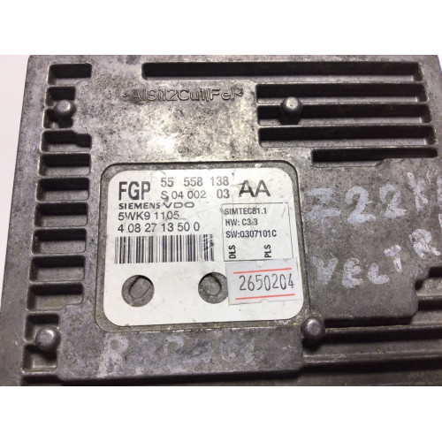 Opel Vectra C 2.2 Motor Beyni 5WK91105 S0400203 55558138AA