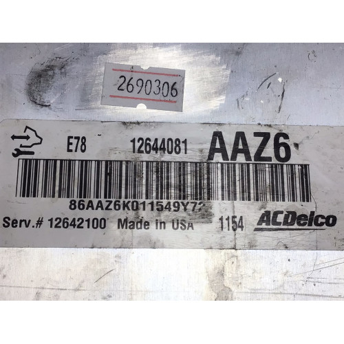Opel Astra J 1.4 Motor Beyni 12644081 AAZ6