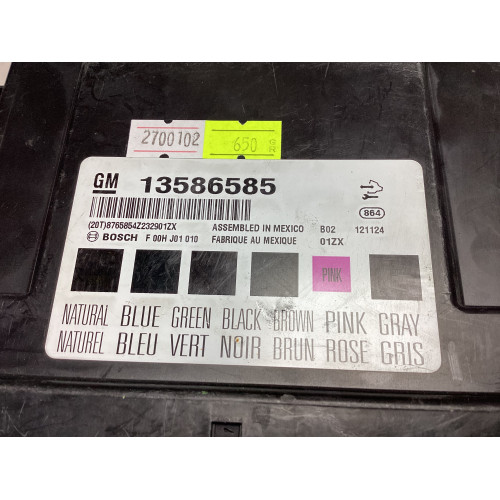 Opel İnsignia BCM Kontrol Beyni 13586585 F00HJ01010