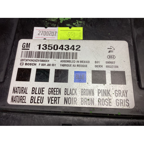 Opel İnsignia Kontrol Beyni 13504342 F00HJ00551