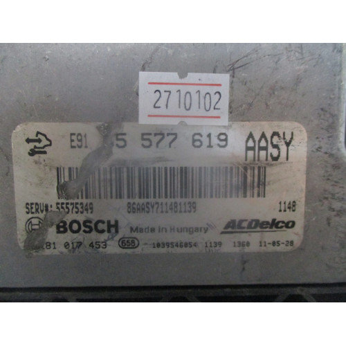 Opel Insignia 2.0 Motor Beyni 0281017453 55577619 