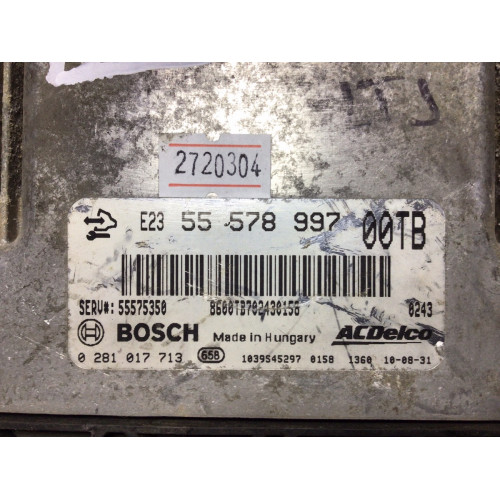 Opel Corsa Motor Beyni 0281017713 55578997 