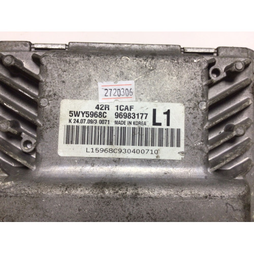 Chevrolet Aveo 1.2 Motor Beyni 5WY5968C 96983177
