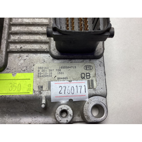 Opel Corsa 1.0 Motor Beyni 0261207720 24420558 QB