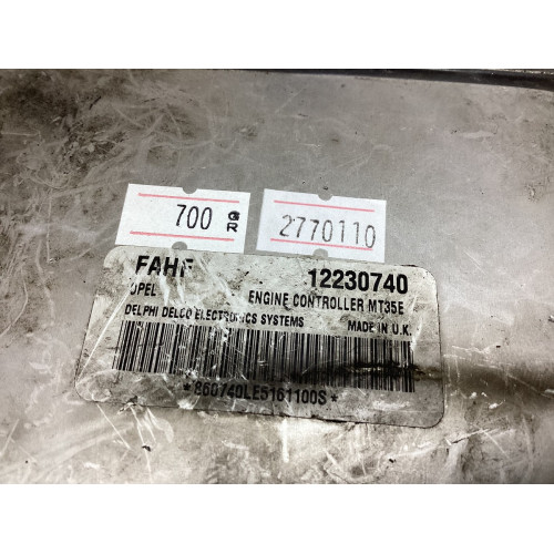 Opel Zafira Astra 1.6 Motor Beyni 12230740 FAHF MT35E