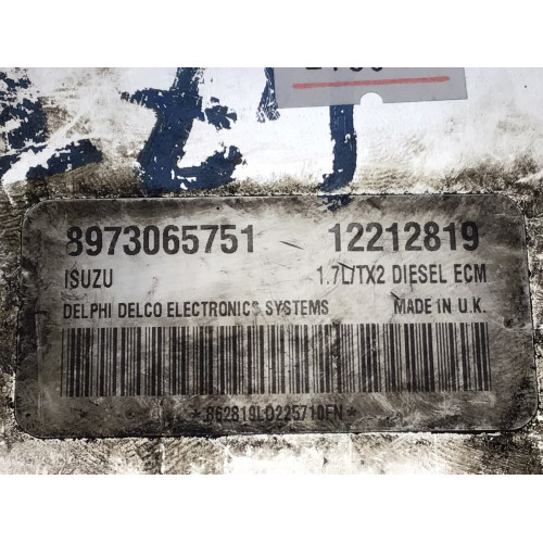 Opel Astra 1.7 Motor Beyni 8973065751 12212819