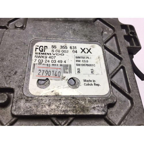 Opel Vectra C Motor Beyni 55355631 5WK9407