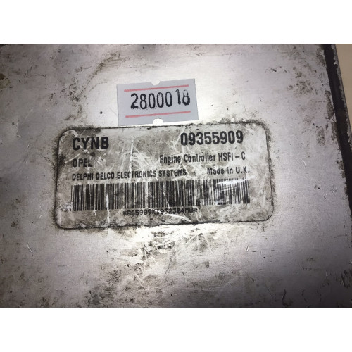 Opel Corsa G 1.4 Motor Beyni 09355909 CYNB
