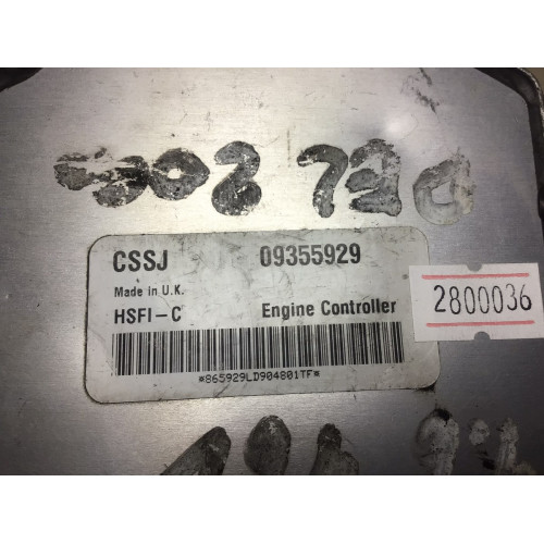 Opel Astra 1.6 Motor Beyni 09355929 CSSJ