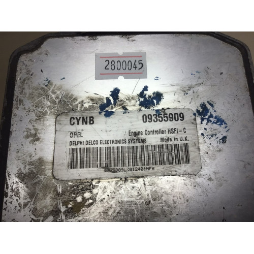 Opel Corsa Astra 1.4 Motor Beyni 09355909 CYNB