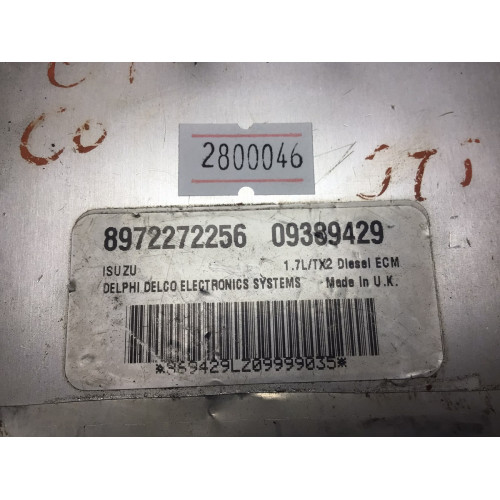 Opel Corsa Combo 1.7 Motor Beyni 09389429 8972272256