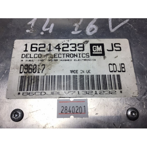 Opel Corsa Tigra 1.4 16V Motor Beyni 16214239 JS