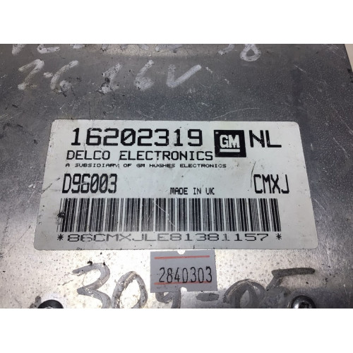 Opel Vectra B 1.6 Motor Beyni 16202319 NL
