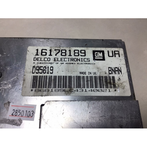 Opel Tigra 1.4 16V Motor Beyni 16178189 UA