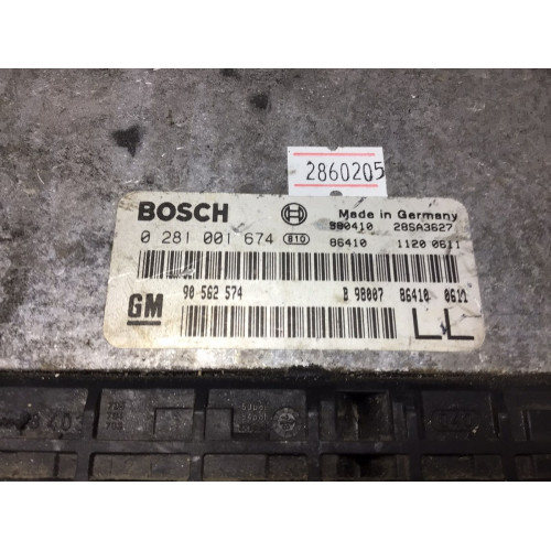 Opel Astra G 2.0 Motor Beyni 0281001674 90562574