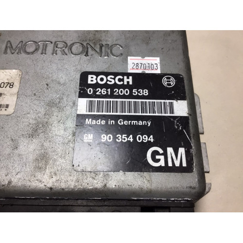 Opel Astra 2.0 Motor Beyni 0261200538 90354094GM