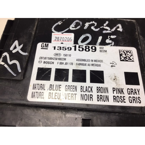 Opel Corsa 1.4 Motor Beyni 13591589 F00HJ01170