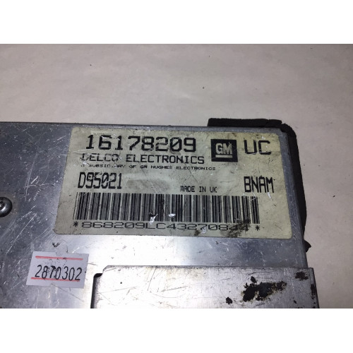 Opel Tigra 1.6 Motor Beyni 16178209 UC