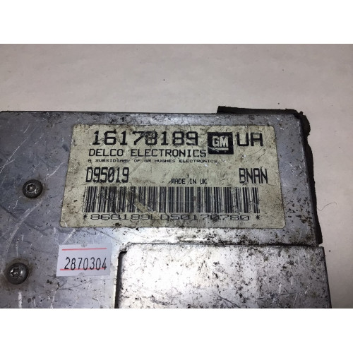 Opel Tigra 1.4 16V Motor Beyni 16178189 UA