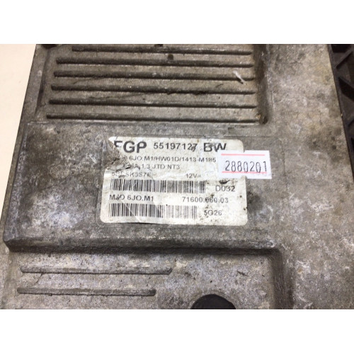 Opel Meriva 1.3 Motor Beyni 55197127 BW HW01D MJD6JO.M1