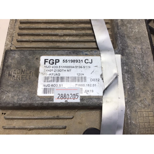 Opel Corsa D 1.3 Motor Beyni 55198931 CJ HW03A MJD6O3.S1