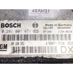 Opel Vectra 2.0 Motor Beyni 0281001971 09180353 DX