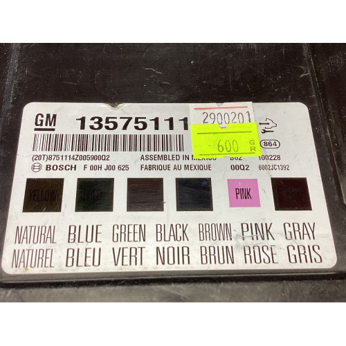 Opel İnsignia BCM Kontrol Beyni 13575111 F00HJ00625